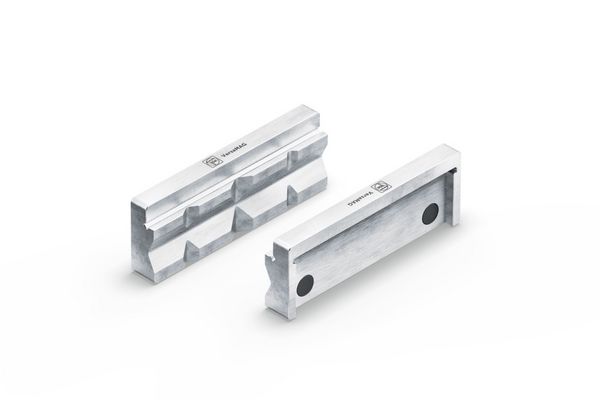 Pair of 110 mm aluminium (P) Prism jaws (FEIN VersaMAG)
