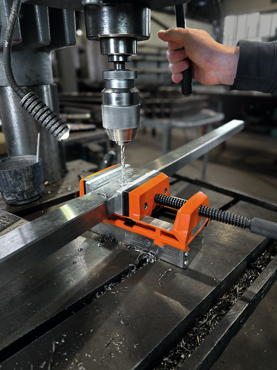 Coppia di ganasce di protezione (B) piatte 110 mm in alluminio (FEIN VersaMAG)