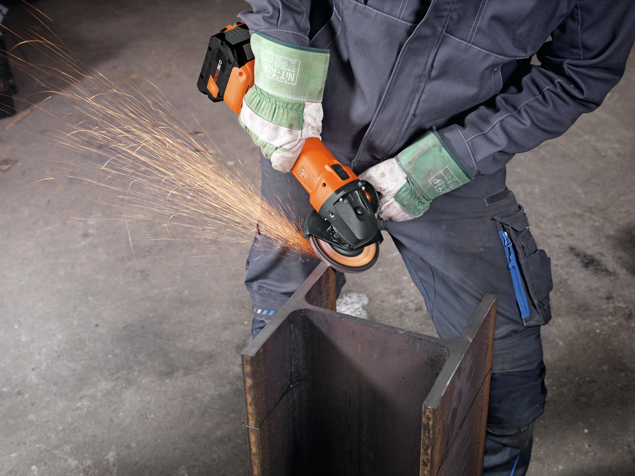 CCG 18-125-10 AS cordless angle grinder