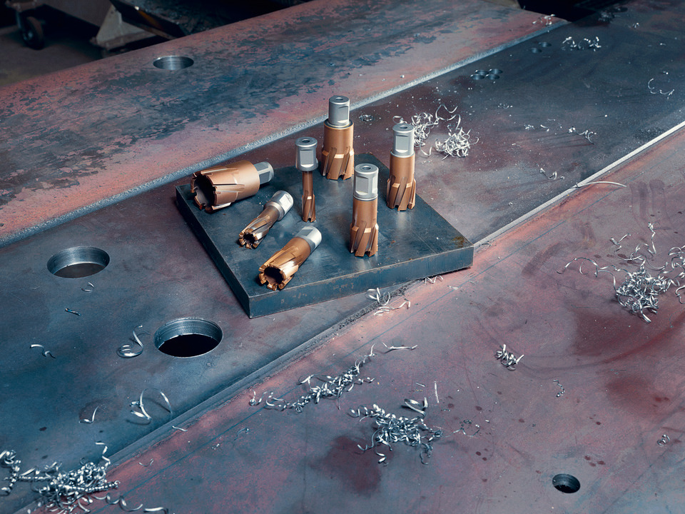 TCT Ultra 35 core bit with 3/4 in Weldon holder