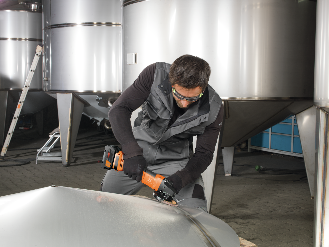 CCG 18-125-10 PD AS cordless angle grinder