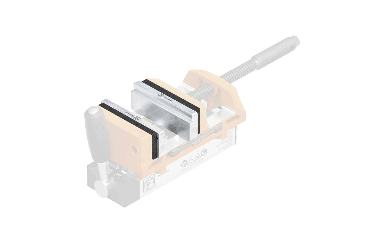Paar beschermende spanklauwen (B) blank 110 mm aluminium (FEIN VersaMAG)