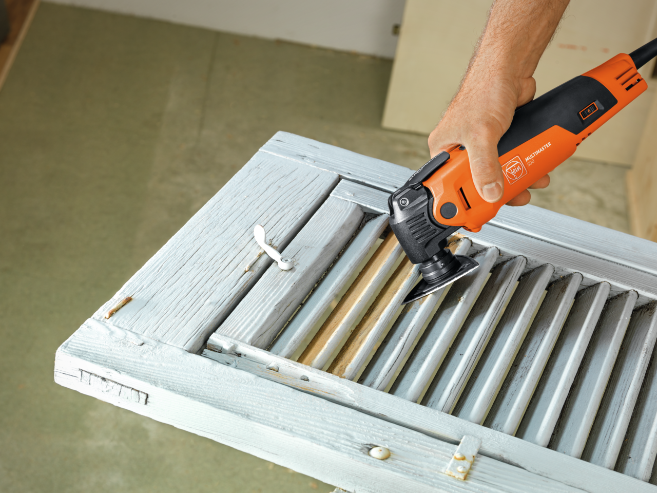 Sanding pad set, flat