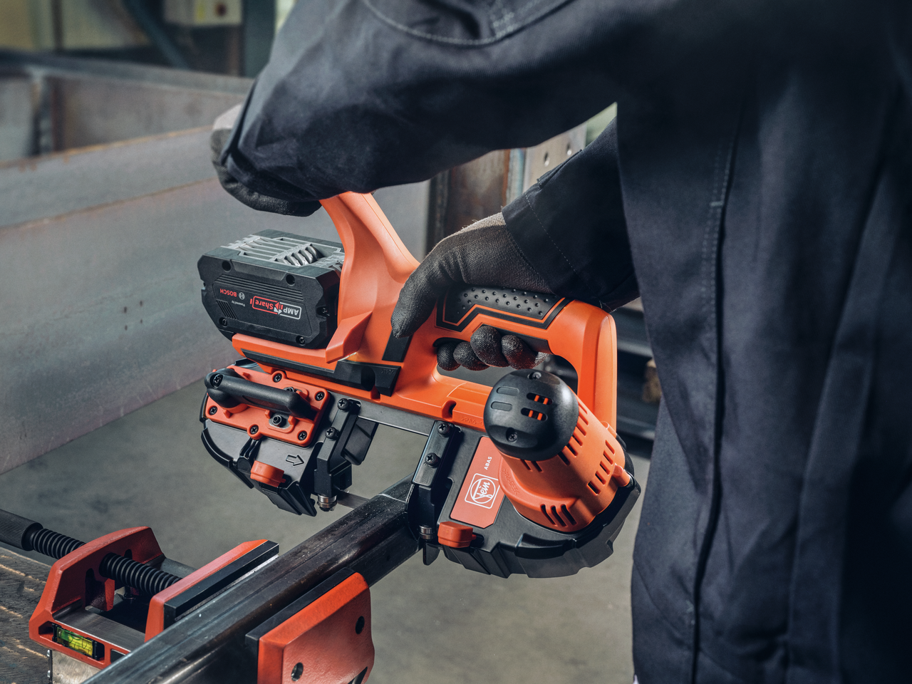 Akkunauhasaha ABAS 18-63 AS -sarja 2 x 8 Ah