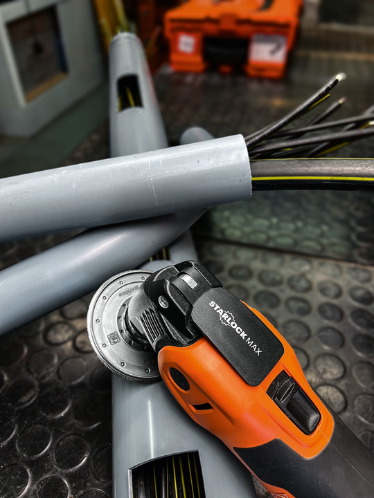 Starlock Sägeblatt mit Tiefenanschlag