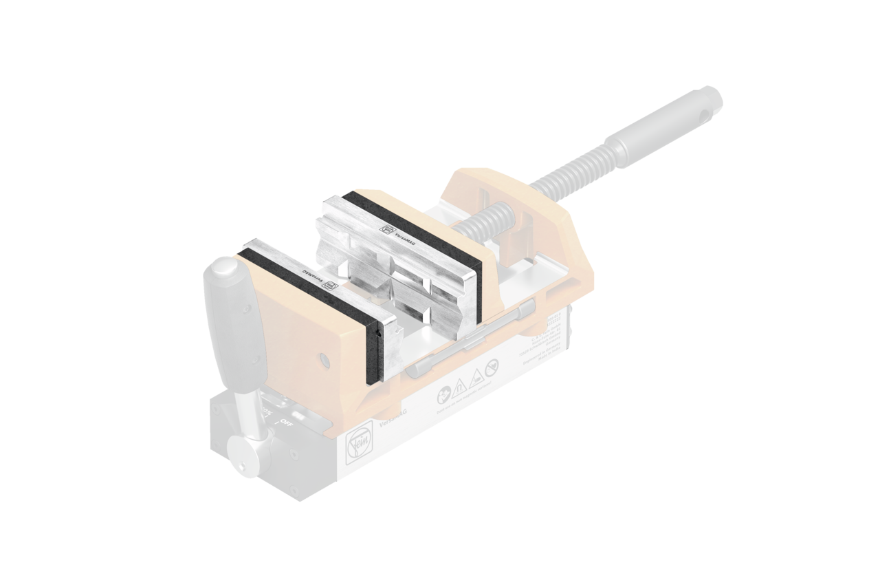 Paar beschermende spanklauwen (P) prisma 110 mm aluminium (FEIN VersaMAG)