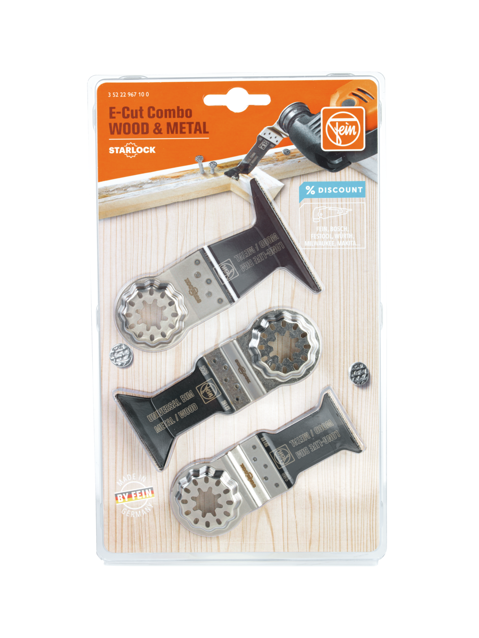 E-Cut Combo Starlock WOOD & METAL