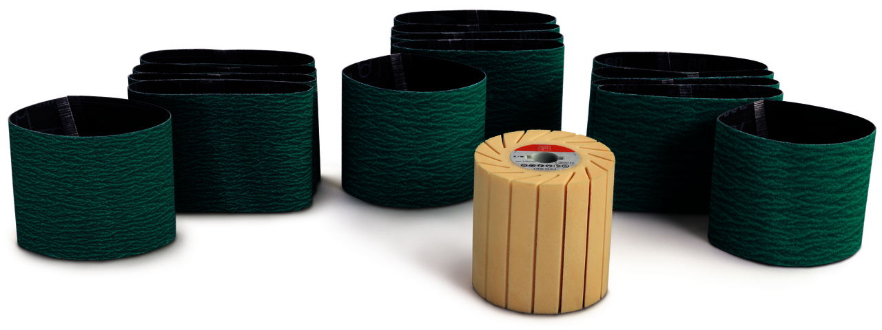 Edelstahl-Set Schleifen Fläche