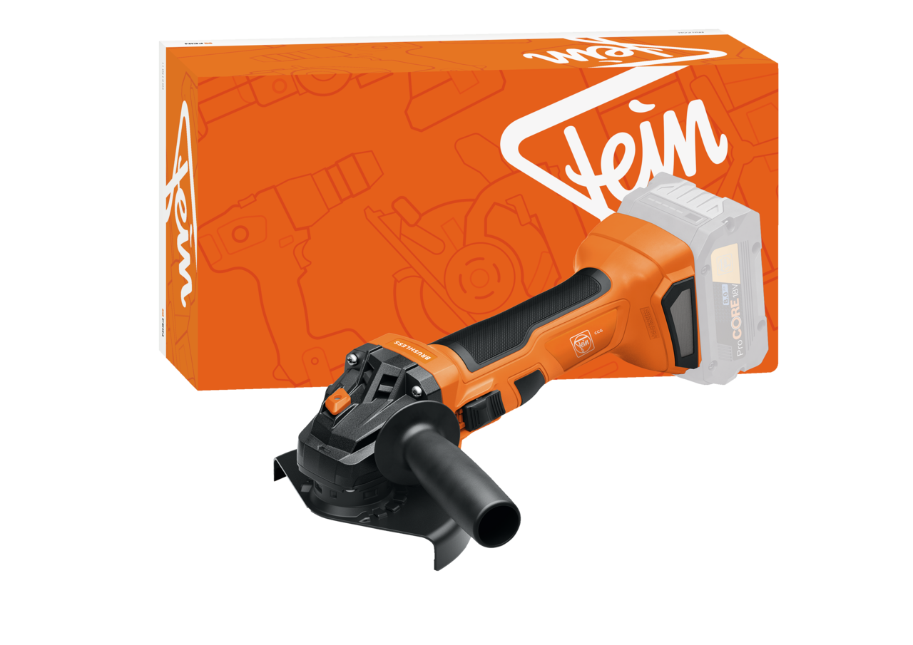 Esmeril angular com bateria CCG 18-125-7 AS (na caixa)