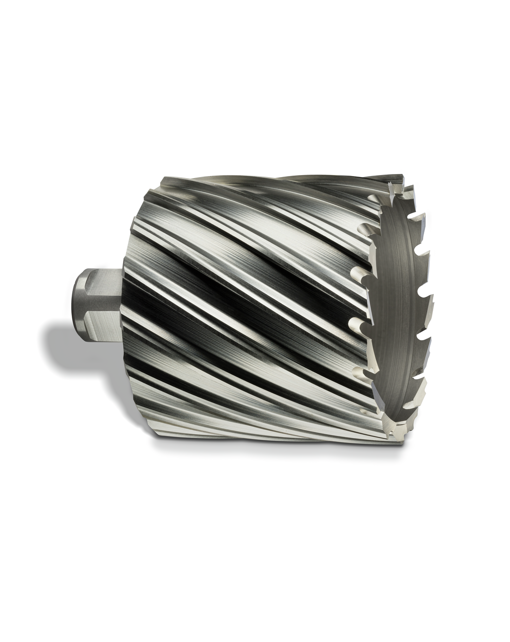HSS annular cutter with 3/4 straight shank