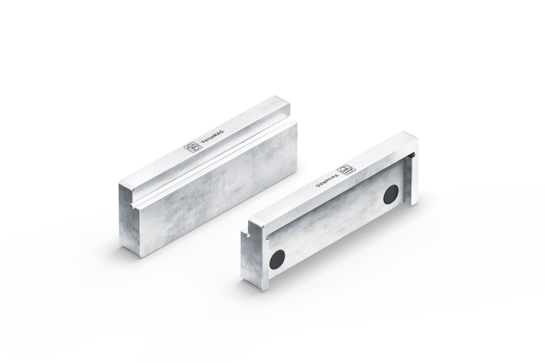 Paar beschermende spanklauwen (B) blank 110 mm aluminium (FEIN VersaMAG)