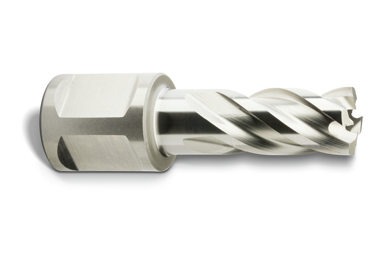 HSS annular cutter with 3/4 straight shank