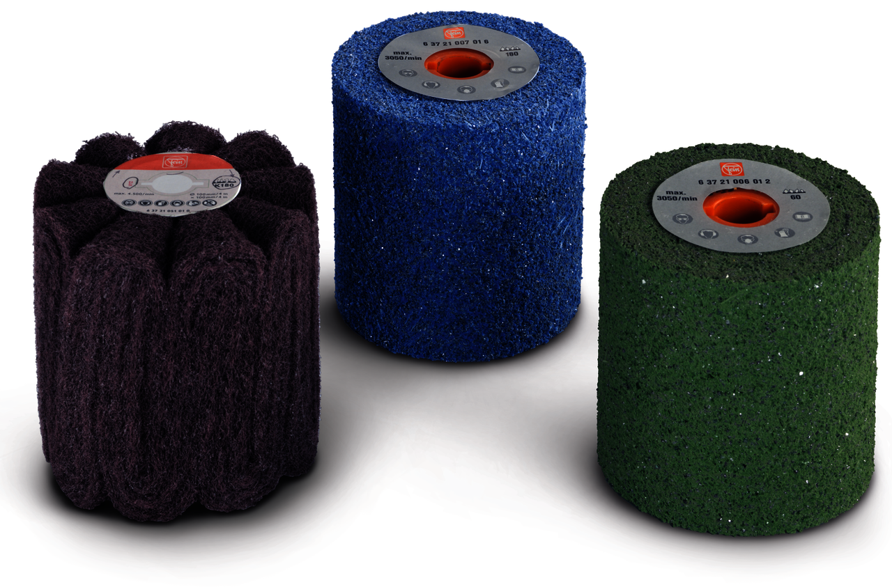 Edelstahl-Set Satinieren Fläche