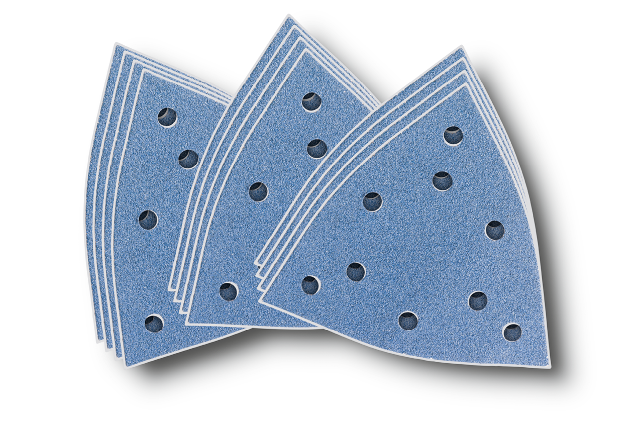 Sanding sheet set, zirconium