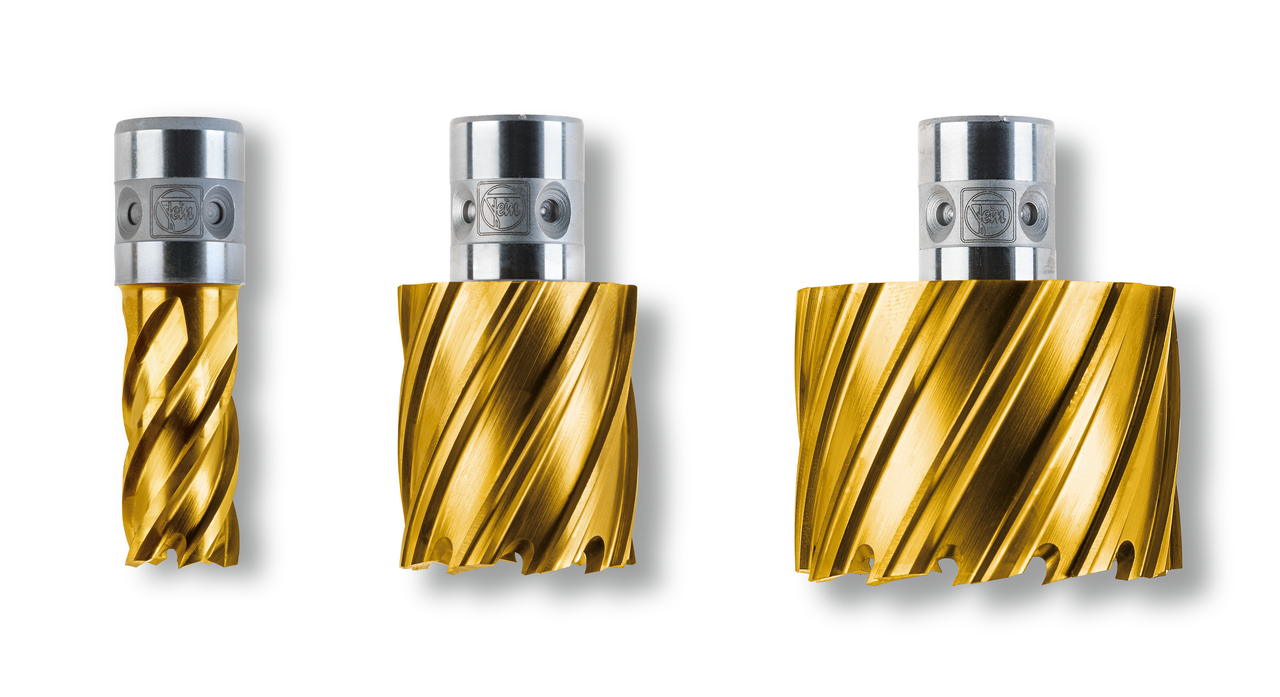 Broca anelar HSS Dura 50 com mandril QuickIN