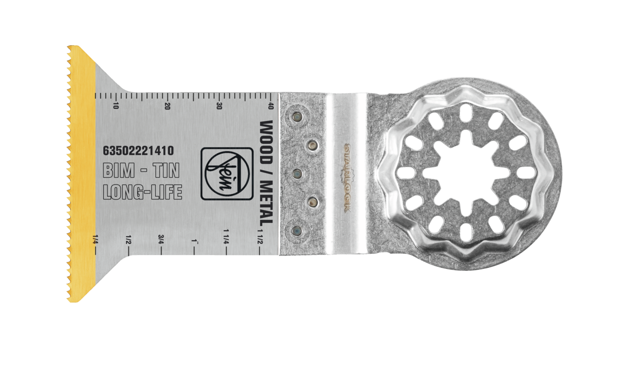 E-Cut bi-metal saw blade with TiN coating