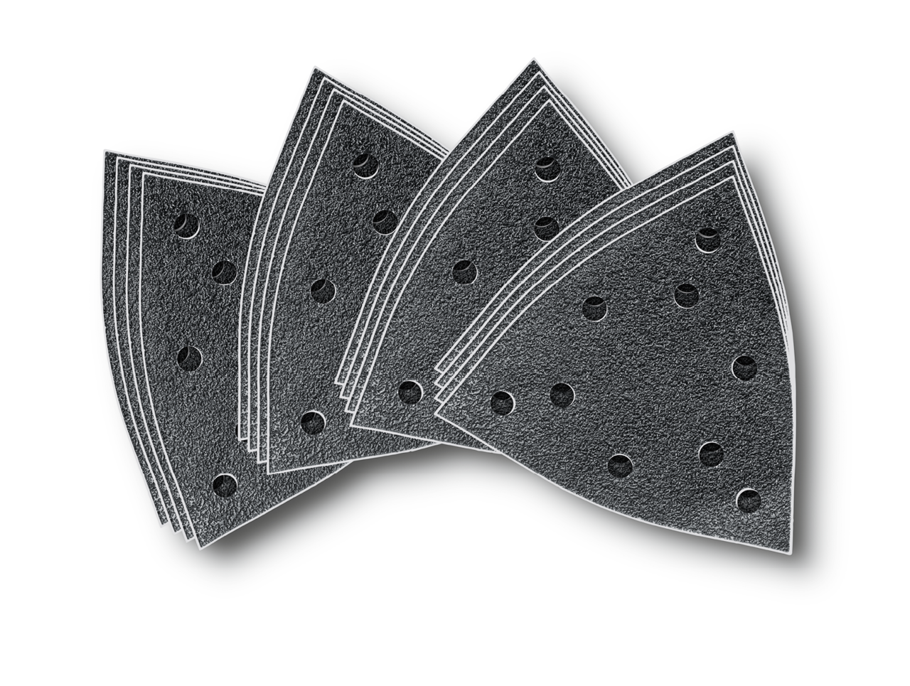 Set of sanding sheets