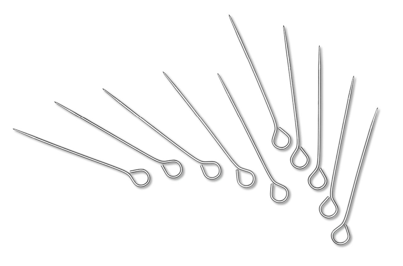 Ganci blocca filo in metallo