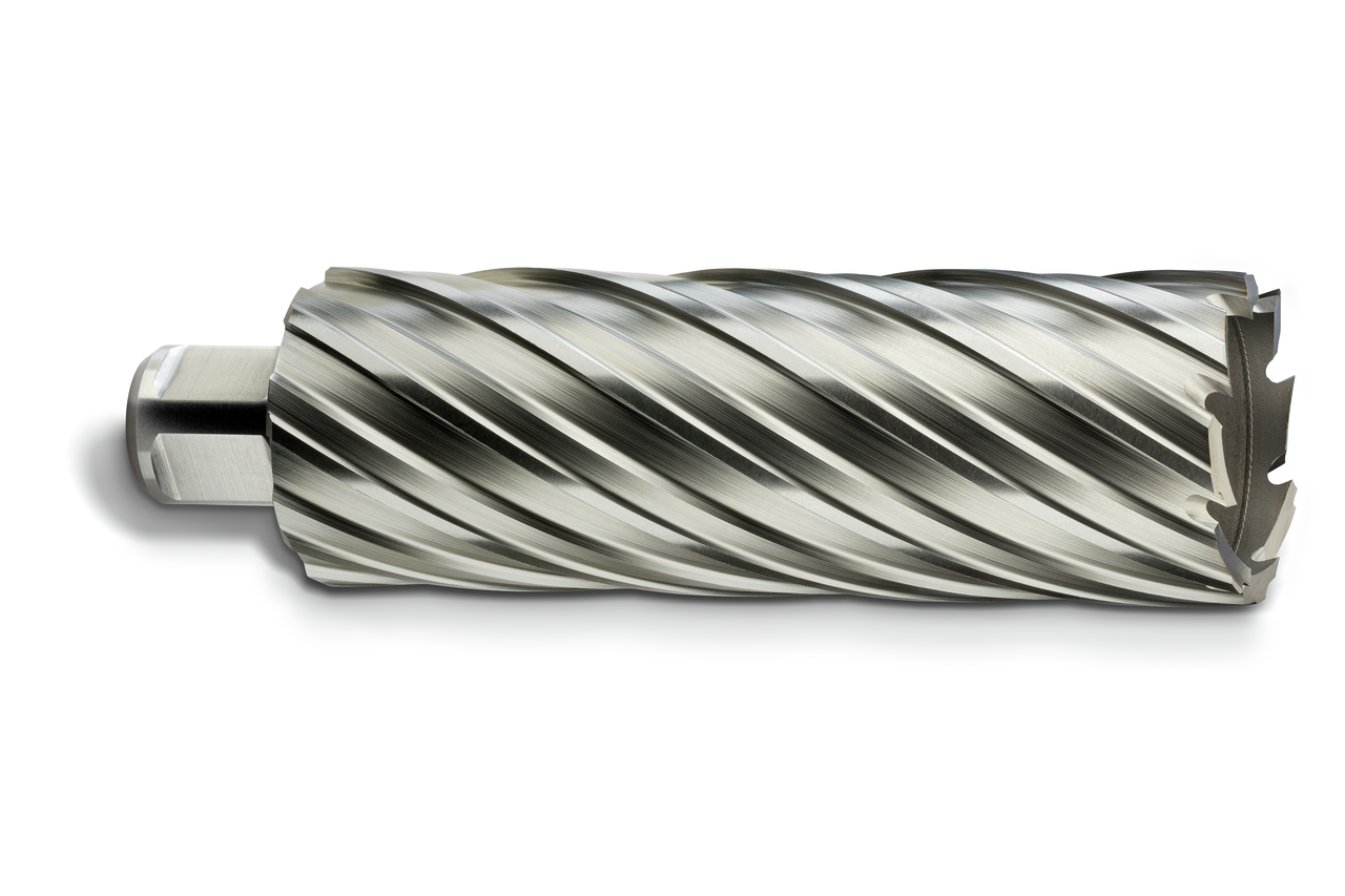 HSS annular cutter with 3/4 straight shank