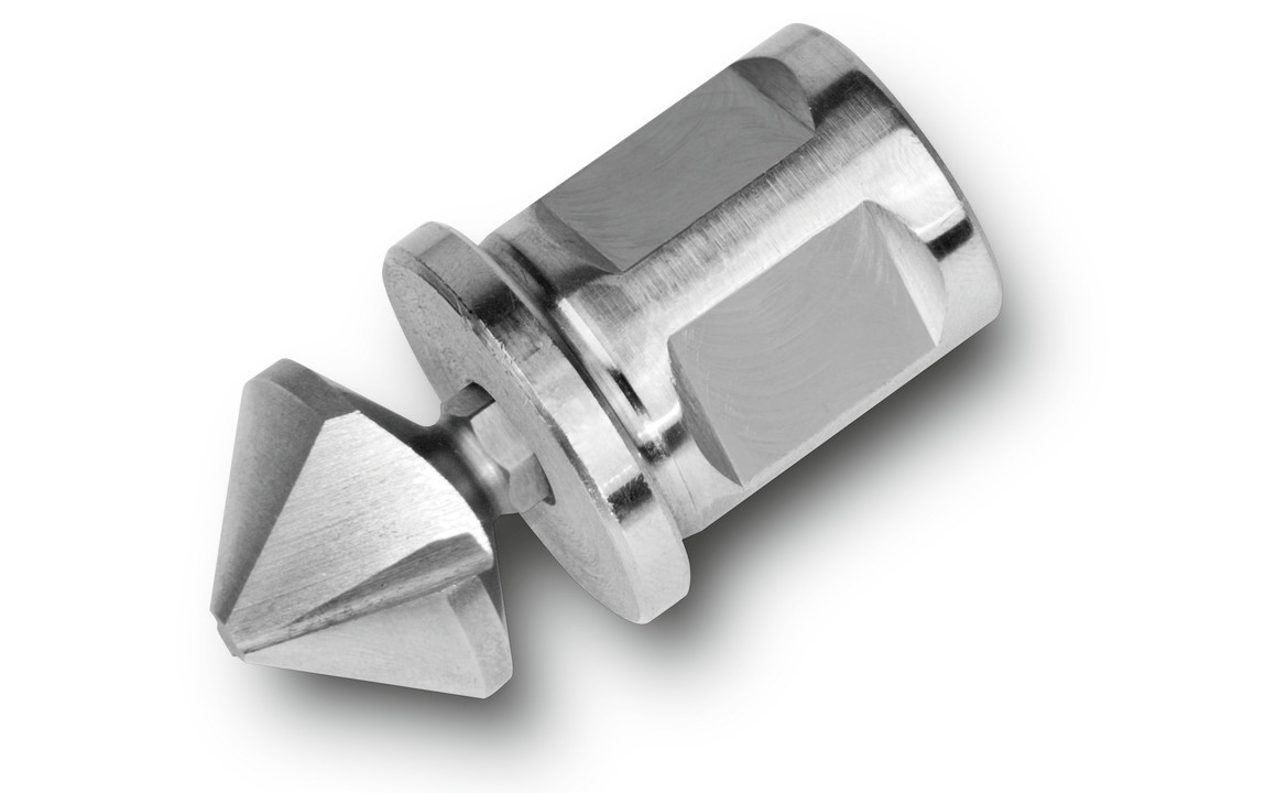 HSS 90° Kegelsenker-Bit mit Adapter 3/4 in Weldon-Aufnahme
