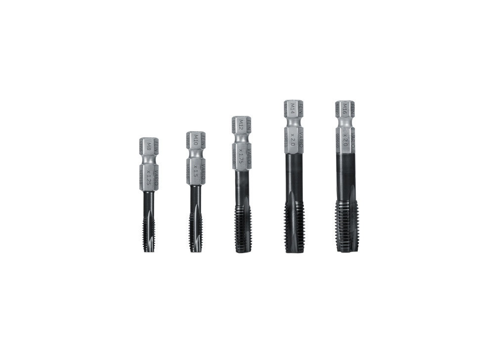 Conjunto de machos de roscar VARIO para furos de passagem
