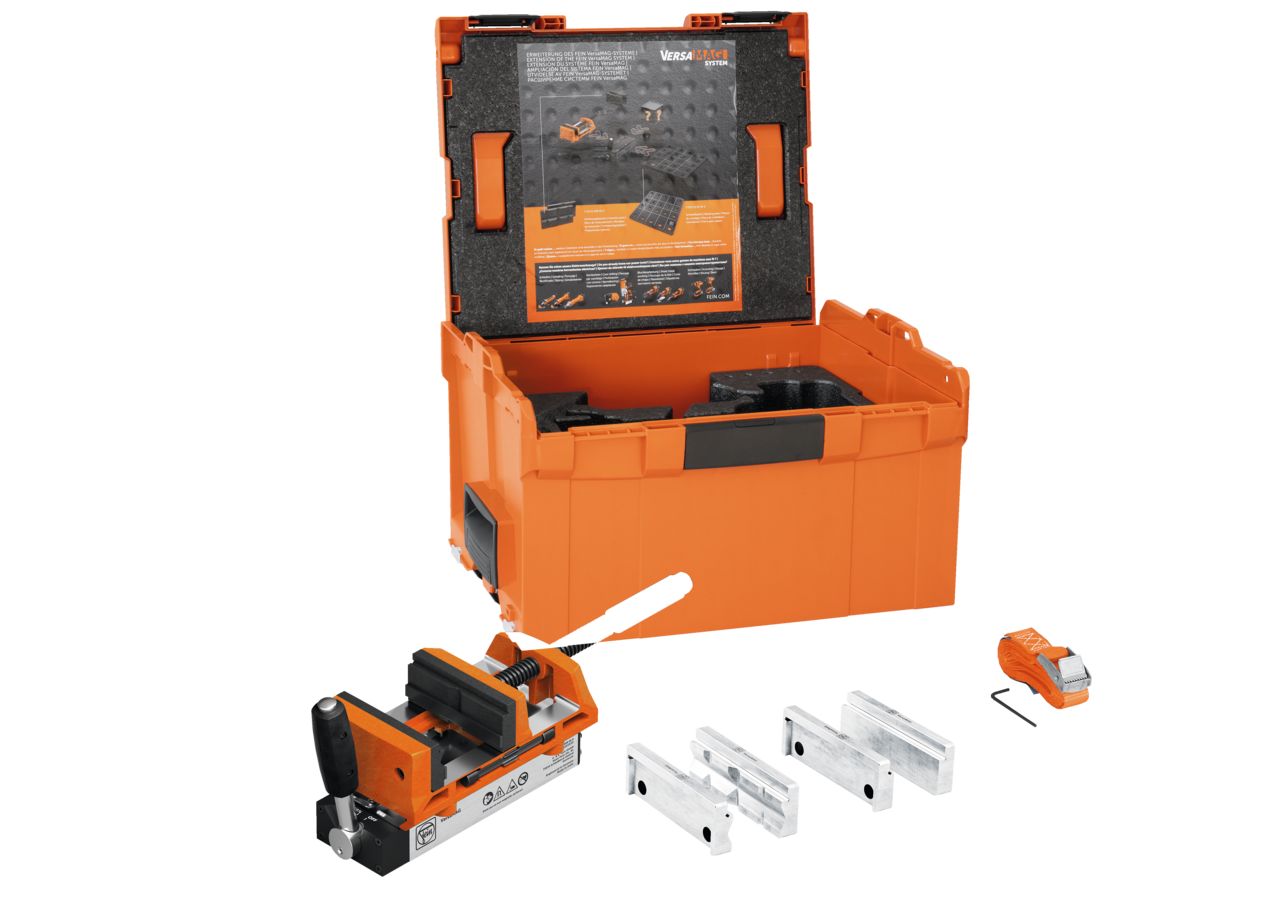 FEIN VersaMAG Vise Set including aluminum jaw protectors