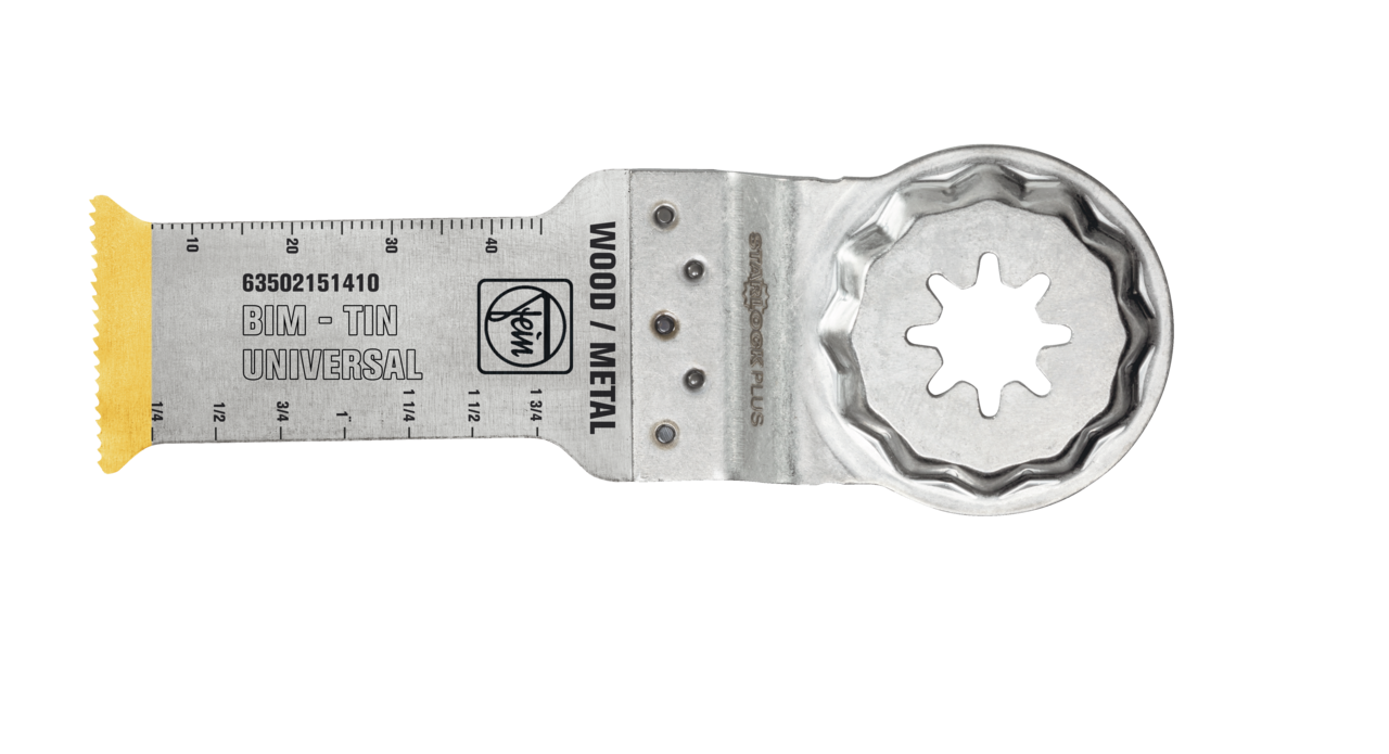 E-Cut bi-metal saw blade with TiN coating