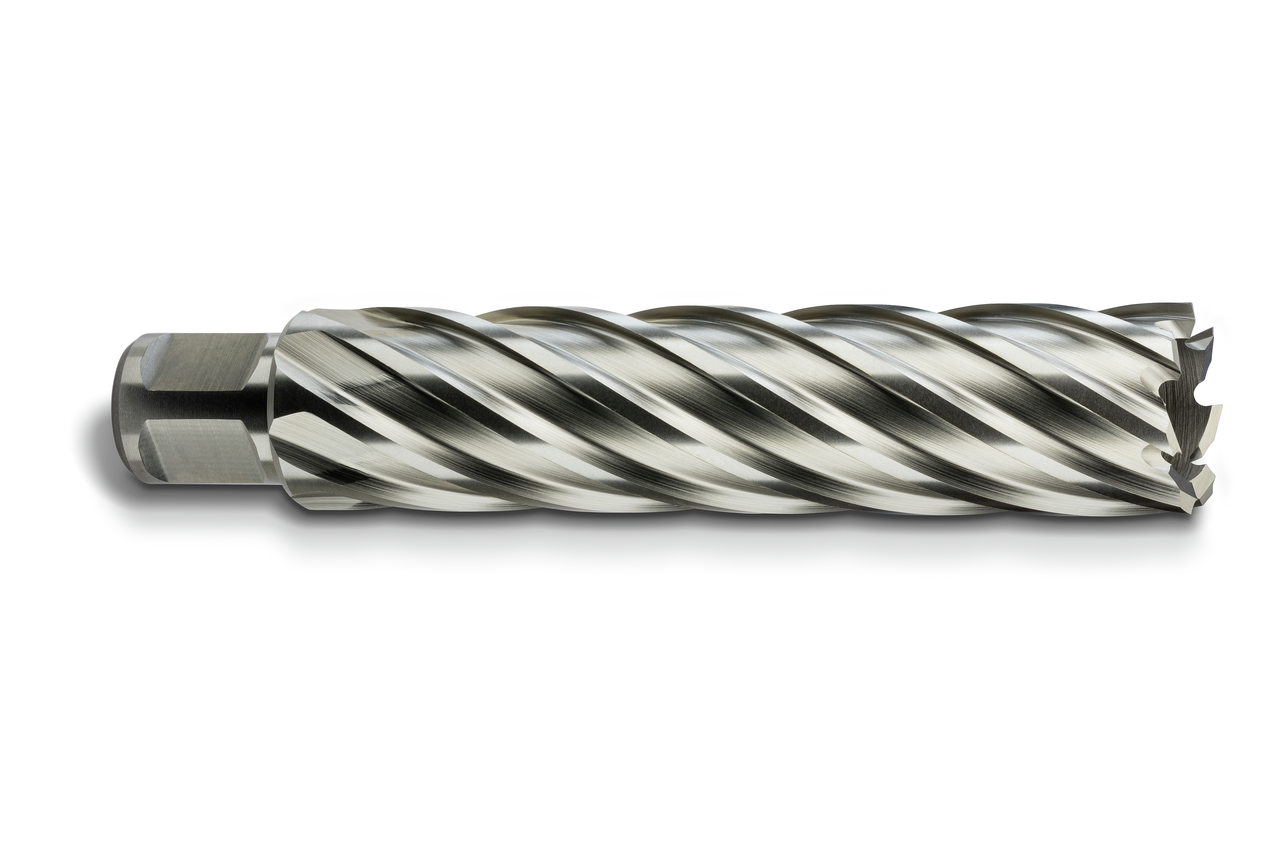 HSS annular cutter with 3/4 straight shank