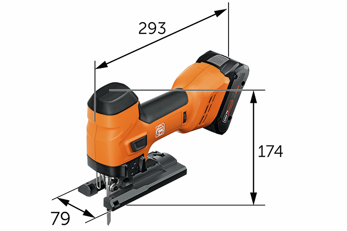 Cordless jigsaw F-IRON Jig 26 AS