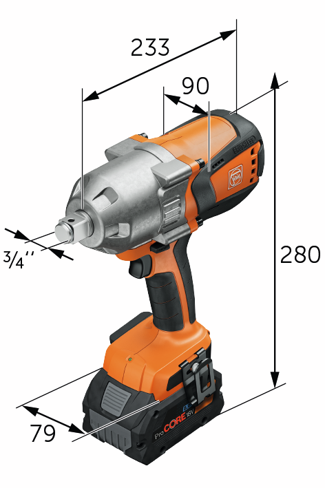 ASCD 18-1000 W34 AS Set 8 Ah ProCORE