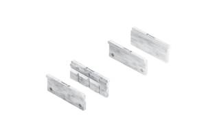 Aluminium protective jaw set (P) Prism and (B) Blank 150 mm FEIN VersaMAG L