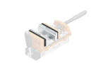 Beskyttelsesbakkepar (B) blank 110 mm aluminium (FEIN VersaMAG)