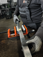 Coppia di ganasce di protezione (B) piatte 110 mm in alluminio (FEIN VersaMAG)