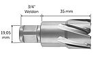 HM Ultra 35 Kernbohrer mit 3/4 in Weldon-Aufnahme