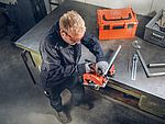 Akku-Handkreissäge F-IRON Cut 57 AS Set 2 x 8 Ah