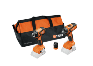 Mașină de înșurubat cu percuție, cu acumulator ASCD 18-200 W4 și mașină de găurit cu acumulator ASCM 18 QSW