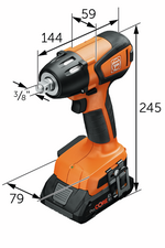 ASCD 18-300 W2 AS cordless impact wrench