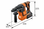 Akku-Bohrhammer ABH 18-26 AS