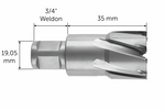 TCT Ultra 35 core bit with 3/4 in Weldon holder