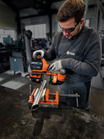 Pair of protective jaws set (P) prism and (B) blank  110 mm aluminum (FEIN VersaMAG)  