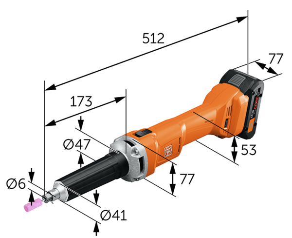 Fein sales cordless grinder