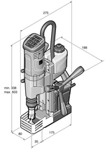 KBU 35 QW Structural Steel-Set 3/4 in Weldon