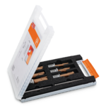 Set de accesorios Best of coronas perforadoras para metal duro recubiertas 3/4 in Weldon