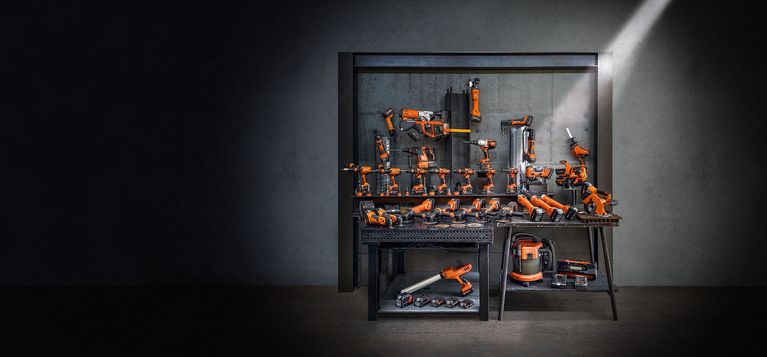 The Complete FEIN Cordless 18V AMPShare tool line-up
