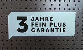 3-year FEIN PLUS warranty