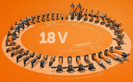 Orange 18 V Size FEIN 71150664000 ASCD 18-300 W2 Select Impact Wrench 90 W 
