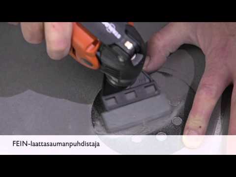 Laattasaumojen puhdistaja